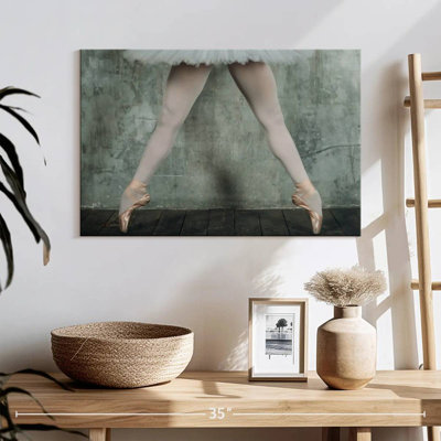 Pieds toniques d'une ballerine