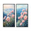 Pivoines dans la haute crête I - décoration murale en toile florale 2 panneaux-1570372368-1570372382
