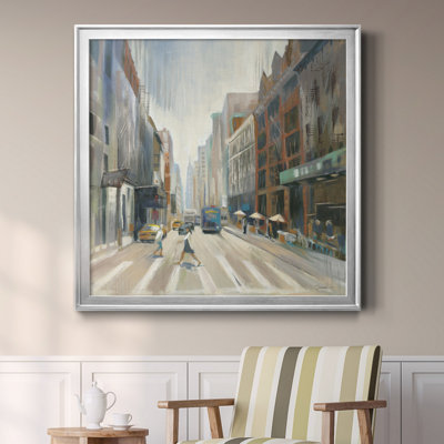City View - Reproduction d'art sur toile encadrée