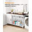 Support d'aquarium pour aquarium, table de support d'aquarium avec prise de courant pour aquarium, armoire à poissons en métal avec rangement