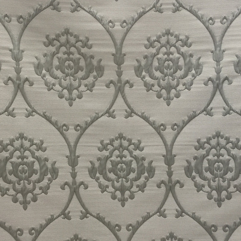Troy Fabric | Embossed Matelasse Damask Fabric | Drapery & Curtain Fabric and Upholstery Fabric, Seaspray