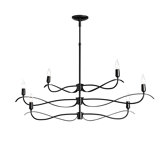 Willow 6 - Light Candle Style Classic Chandelier