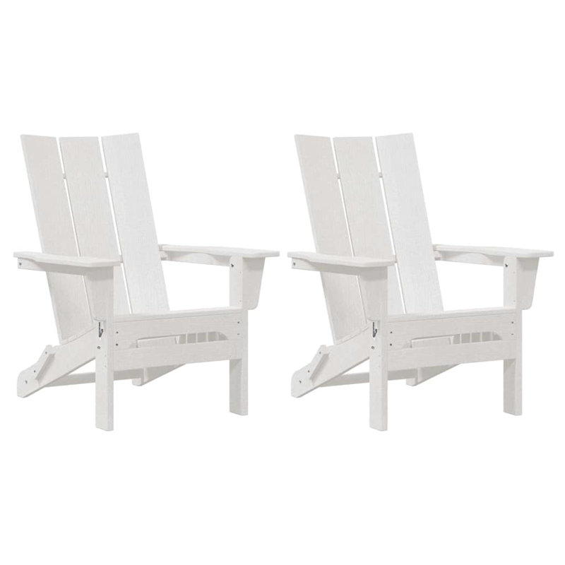Outdoor Adirondack Chair, White