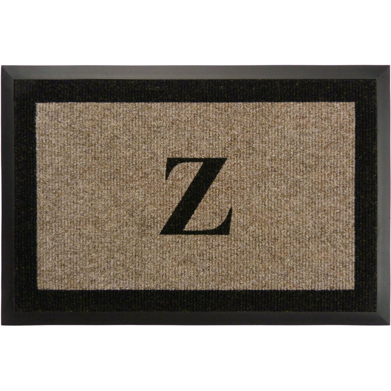 Tapis d'extérieur antidérapant Asai, l 36 po x L 60 po, Taupe, Z