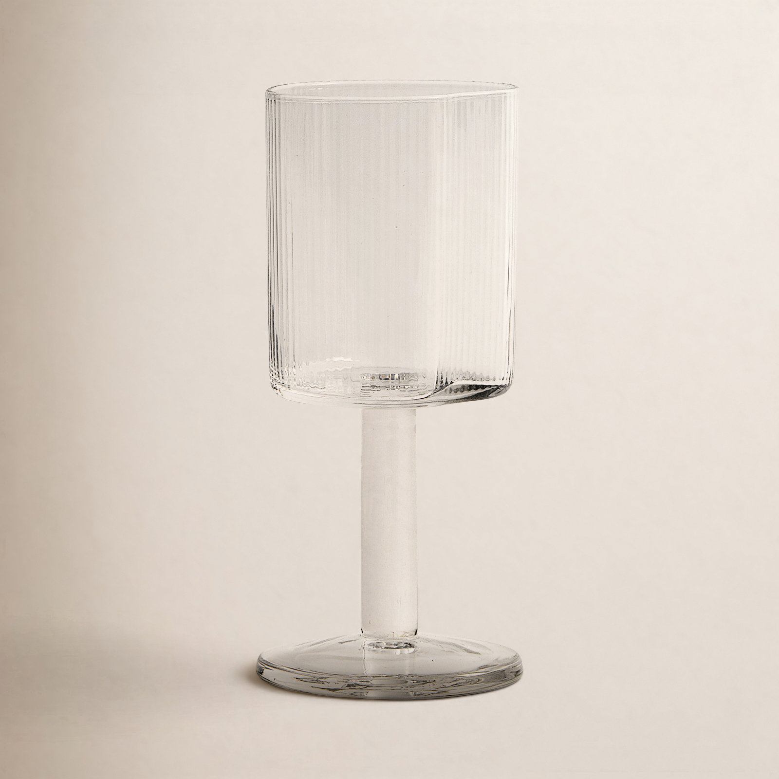 Blakely Ribbed White Wine Glass
