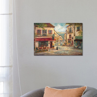 Salvatore's by Ruane Manning - Wrapped Canvas Print
