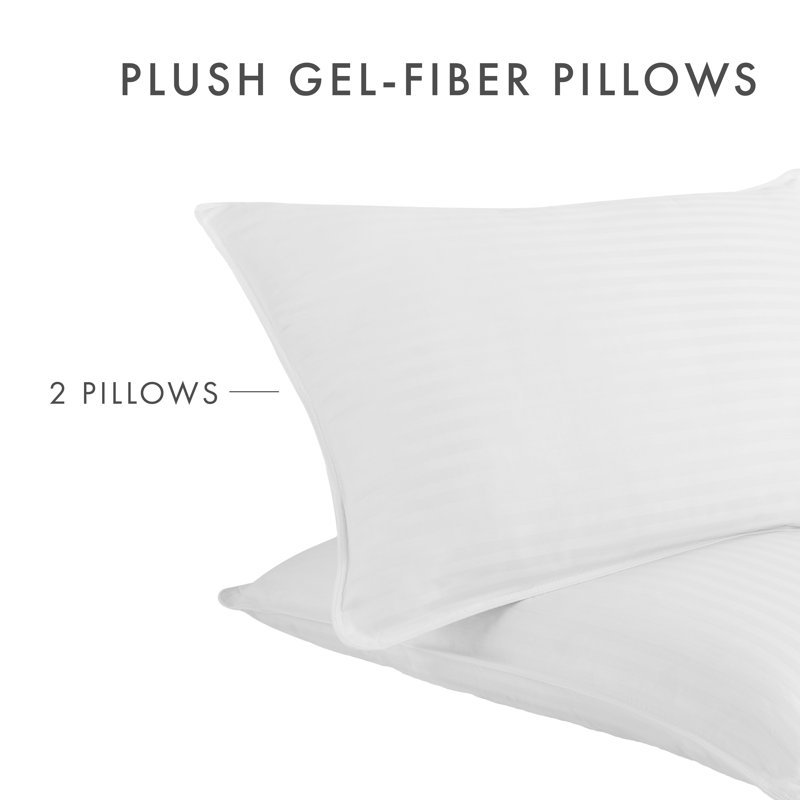 Coussins de lit en gel rafraîchissant - Sleep by Wayfair ™, 2 Pack  - Queen Pillow 20" x 28", Medium