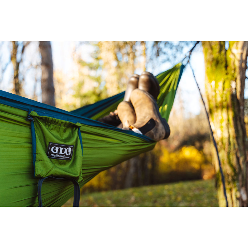 Camping Hammock, 38'' H x 76'' W x 114'' L, Cedar/Marine