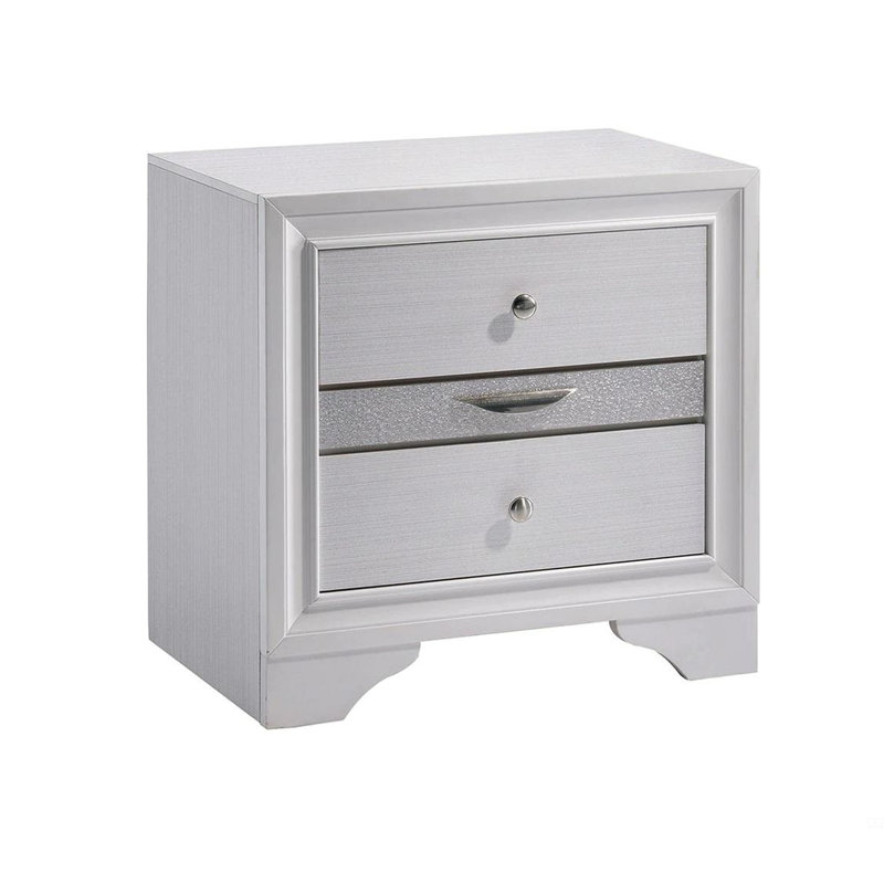 Table de chevet 1Pc, Blanc