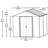 94.9 in. W x 90 in. D Metal Storage Shed