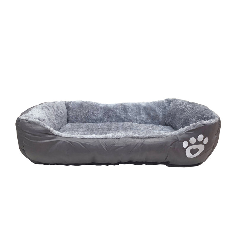 Lit pour chien Spade Grey, Moyen (l 23 po x P 18 po x H 5,5 po), gris