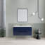 Meuble-lavabo de salle de bain moderne flottant 48 po Alcester Ivy Bronx-139811585