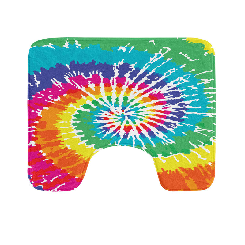Multicolore tapis de salle de bain en U Rainbow
