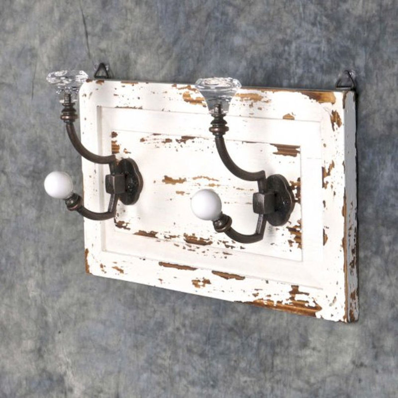 Porte-manteau mural pour planche de bois Zachery