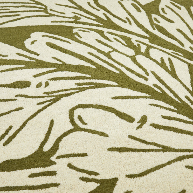 Runner Deljana Floral Wool 200cm X 290cm Area Rug