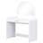39" Makeup Vanity Table with Mirror Touch Screen Lighted Mirror, Dressing Table with Drawer for Bedroom, White