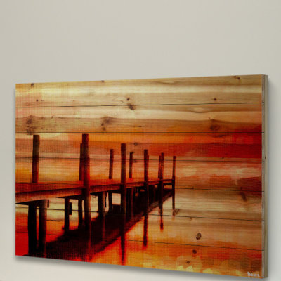 " Sunset Dock " by Parvez Taj