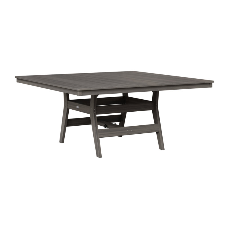 Table de salle à manger carrée 66 "Berlin Gardens Harbor, Gris côtier, Gris côtier