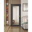 Modern Interior Doors, 28 x 80 Black Wood MDF Frosted Glass for Kitchen