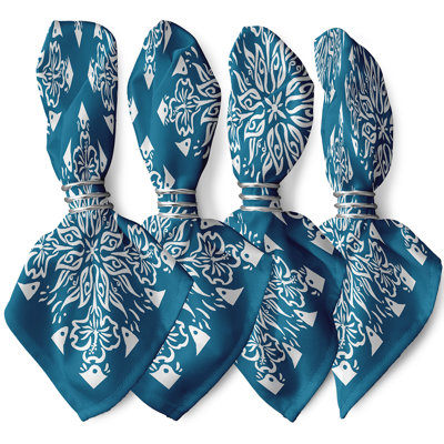 Aeryn Polyester Floral Square Napkin