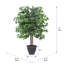 Ficus artificiel 4 ', contenant en plastique-1933214930