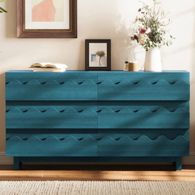 Commode double 6 tiroirs 60 po