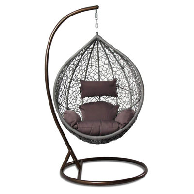 Addicyn 1 Person Swing Chair with Stand