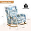 Chaise berçante en bois massif-1331969382