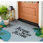 Non-Slip Floral Outdoor Doormat
