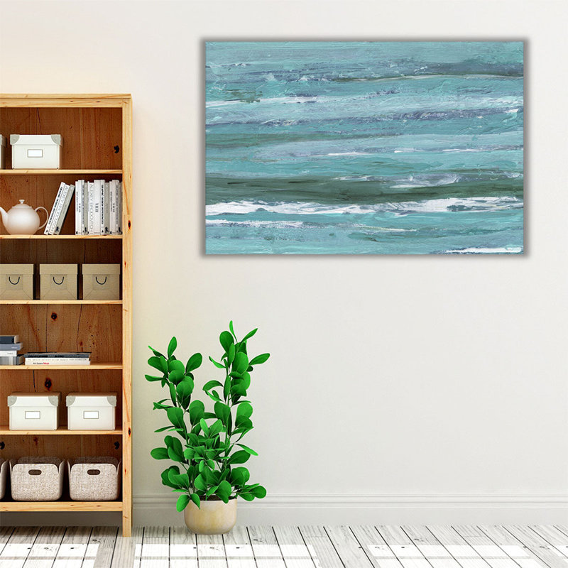 Linear Tides I - reproduction d'art sur toile, H 32 po x l 48 po