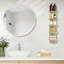 Étagère murale à 5 niveaux Sorbus, étagère utilitaire à colonne verticale pour la décoration intérieure et le rangement, tablettes flottantes murales pour le rangement de la salle de bain, chambre à coucher, salon, organisateur de cuisine, érable-108714271