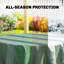 Outsunny 3 x 4 m Waterproof Tarpaulin 90GSM Tear-Resistant PE Tarp, Green