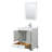 Deborah 30'' Single Bathroom Vanity with Marble Top-97688854-97688855-97689144