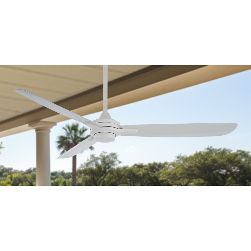 Minka Aire Rudolph Wet - 60" Ceiling Fan, Flat White, Flat White, Flat White