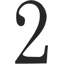 Traditionalist Surface Mount House Number-7025826