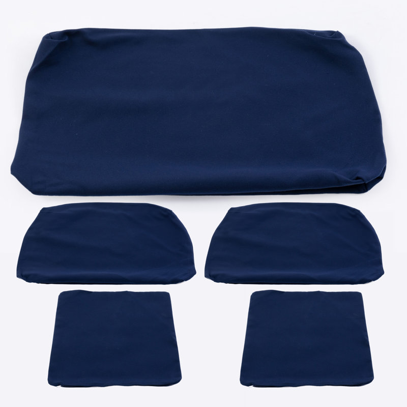 Housse de coussin Melrose, Bleu marine