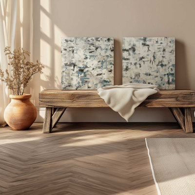 Indigo Flow Set of 2 Prints