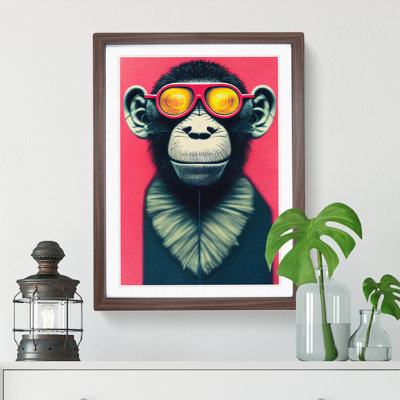 The Funky Monkey - Single Picture Frame Print
