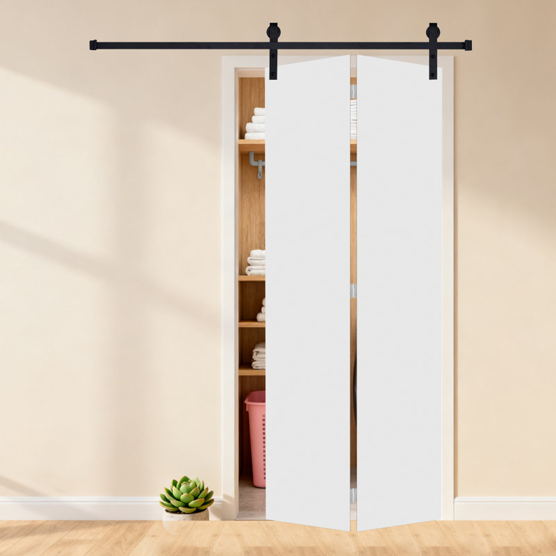 Portes intérieures en MDF peu encombrantes au fini blanc moderne pour les espaces intérieurs