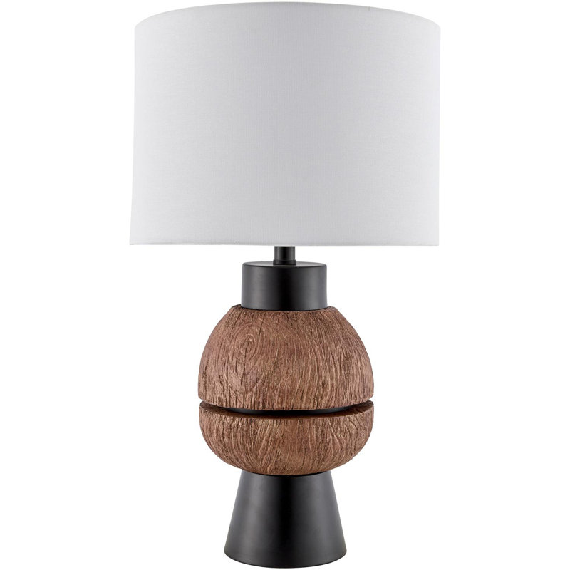 Kelemen Table Lamp, Orange/Black