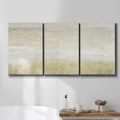 Coastal Views V, reproduction encadrée sur toile 3 pièces