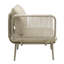 Fauteuil club d'extérieur moderne