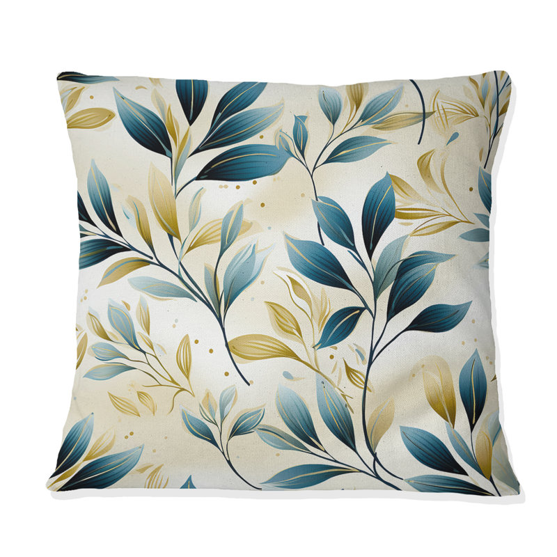 Coussin Coastal Neutrals - Plants, H 18 po x l 18 po