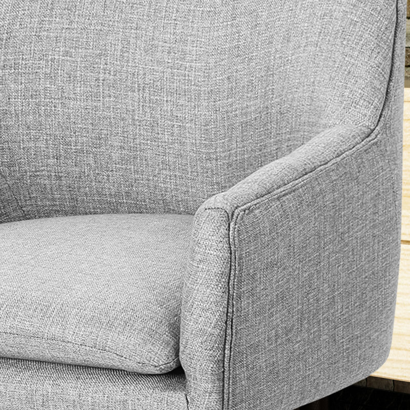 Chaise de bureau chic rembourrée avec roulement et rotation gracieuse