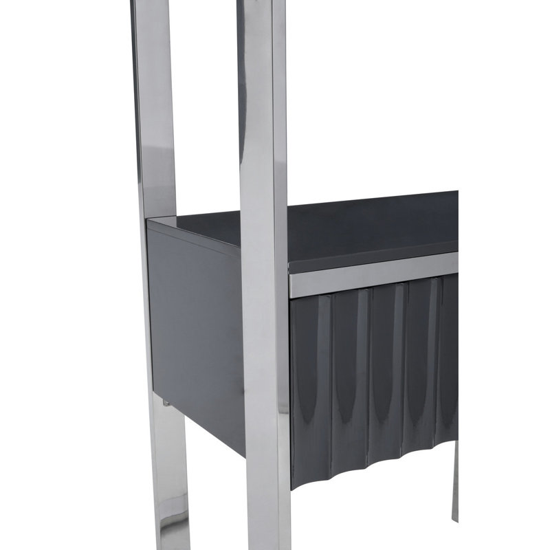 Adavion 210cm H x 82cm W Solid Wood Standard Bookcase