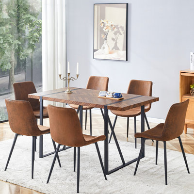 Ensemble de salle à manger en bois