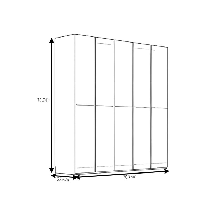 Classic Retro Minimalist Wardrobe