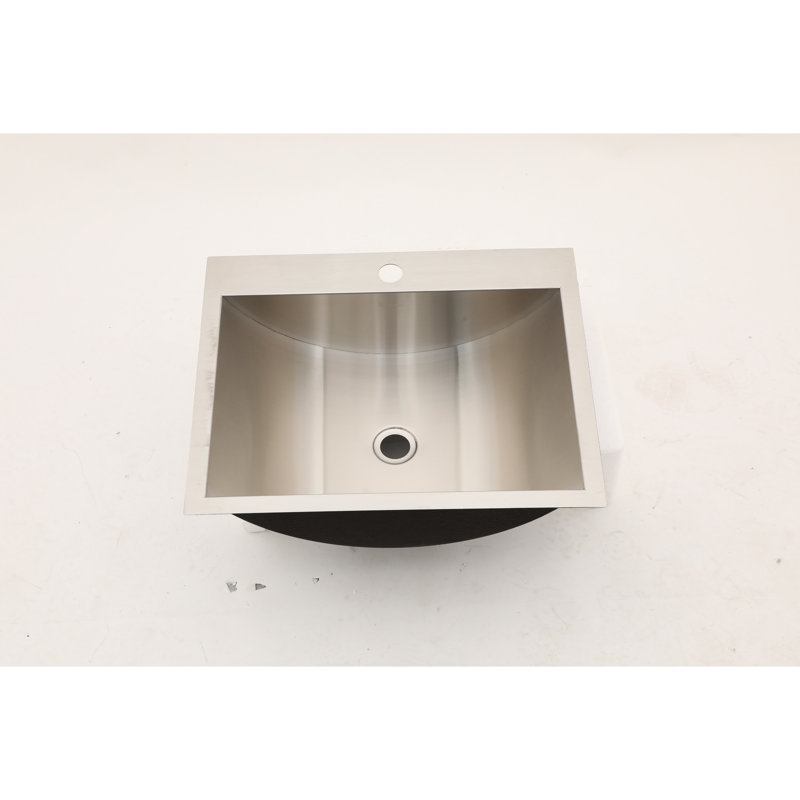 Bathroom Sink 21"X17" In Stainless Steel - Nano Surface Treatment, And Clean 21X17 Inch Vessel Smooth Hygiene Protected