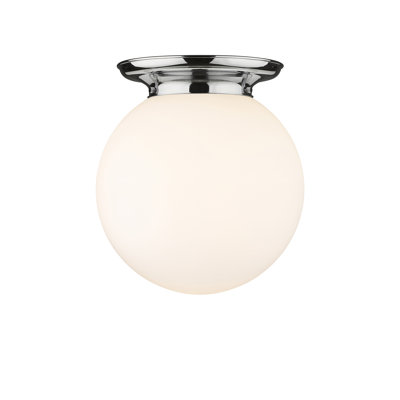 Alphonsa Glass Semi Flush Mount