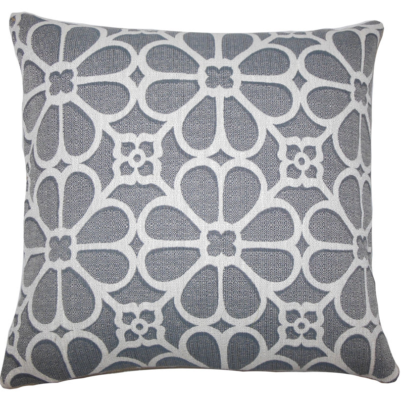 Geometric Feather Reversible Throw Pillow